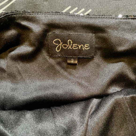 NWOT Jolene little black dress Christmas party bar. Wedding halter Sequin - Picture 5 of 7